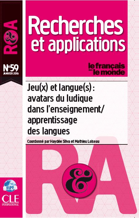 Recherches et Applications n°59